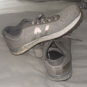 New Balance Women's Light Gray Athletic Shoes